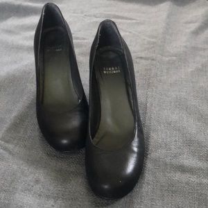 Stuart Weizmann black wedges size 8